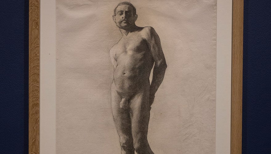 Academia. Desnudo masculino
