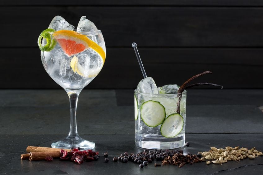 El clásico Gin Tonic