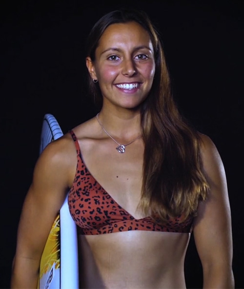 Ariane Ochoa, a escasos metros de la ola más esperada